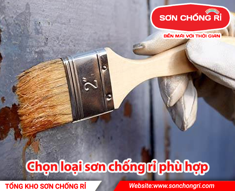chọn loại sơn chống rỉ phù hợp