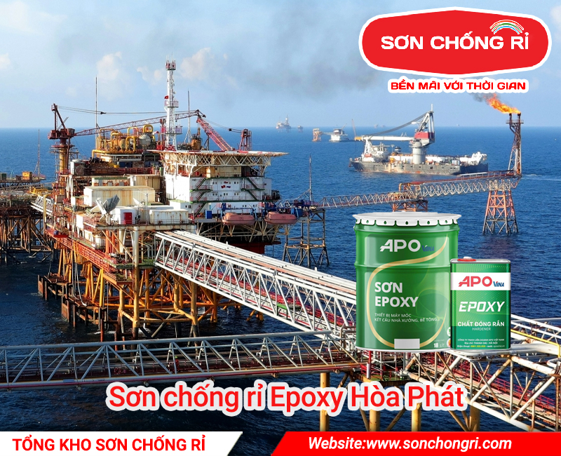 sơn chống rỉ Epoxy hòa phát