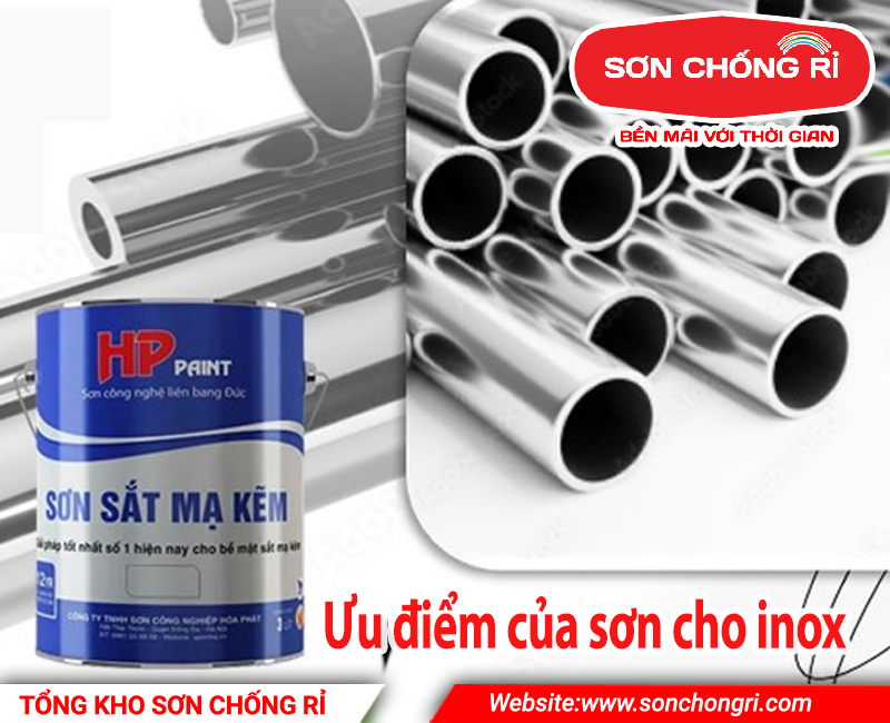 ưu điểm của sơn cho inox