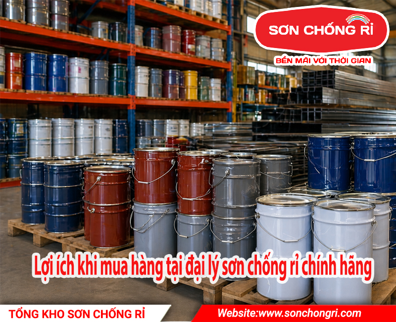 Lợi ích khi mua hàng tại đại lý sơn chống rỉ chính hãng