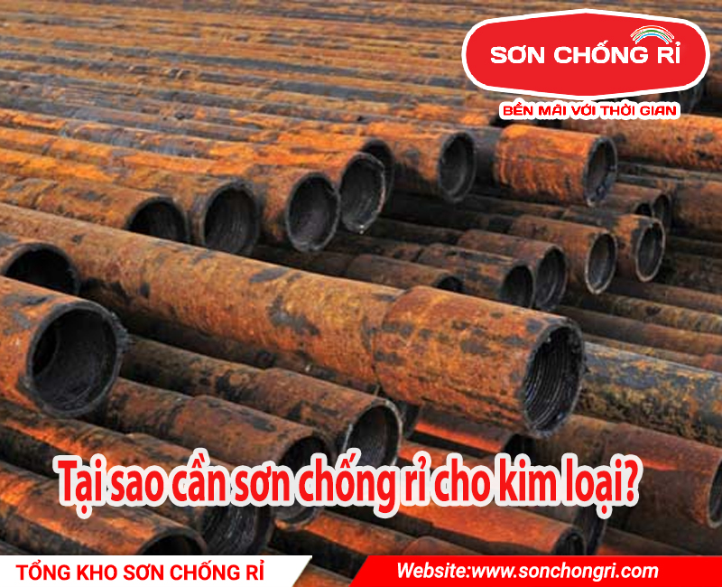 tại sao cần sơn chống rỉ cho kim loại