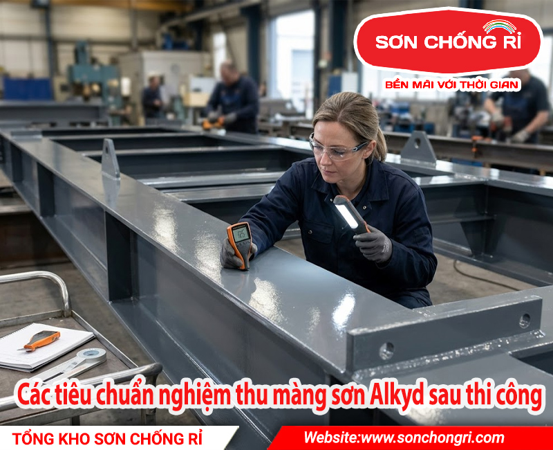 Các tiêu chuẩn nghiệm thu màng sơn Alkyd sau thi công