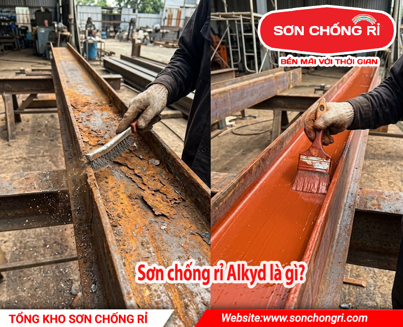 Tại sao nên dùng sơn chống rỉ Alkyd cho cửa sắt, lan can?