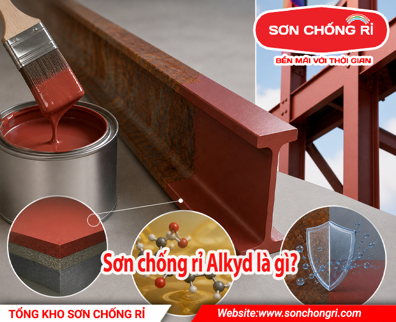 Sơn chống rỉ Alkyd là gì?