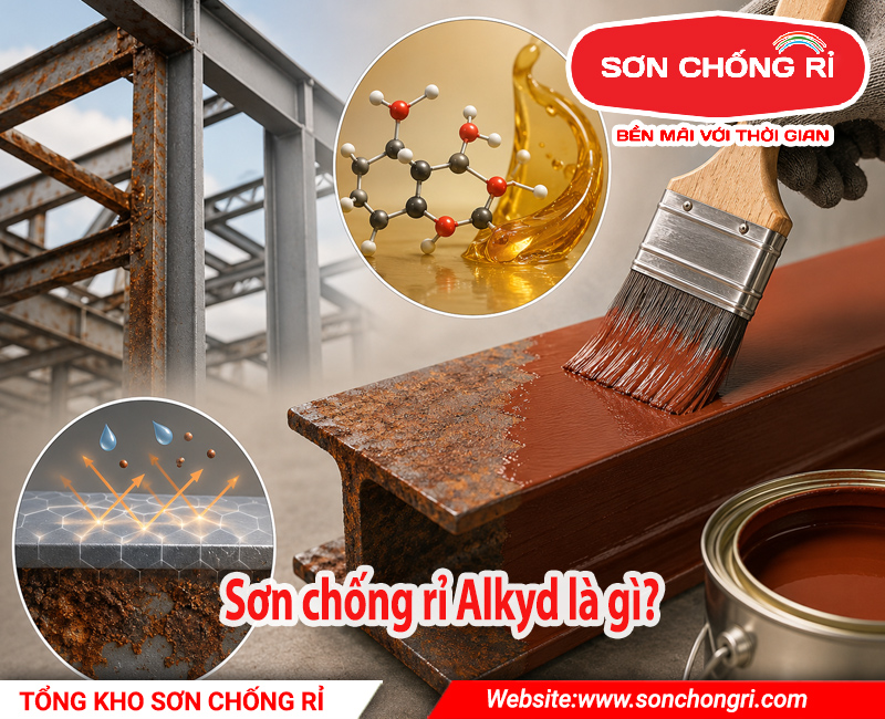 Sơn chống rỉ Alkyd là gì?