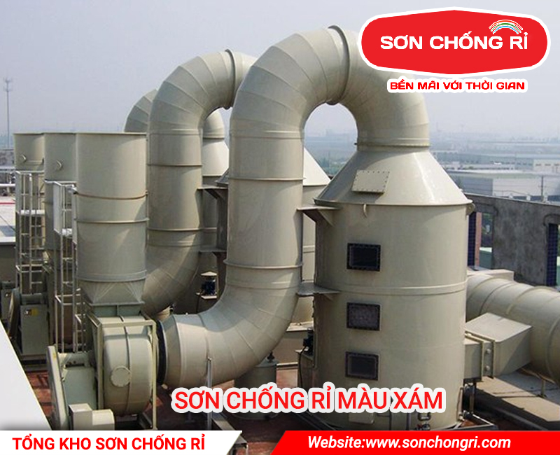 sơn chống rỉ màu xám