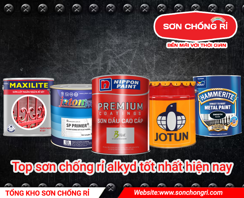 top sơn chống rỉ alkyd tốt nhất