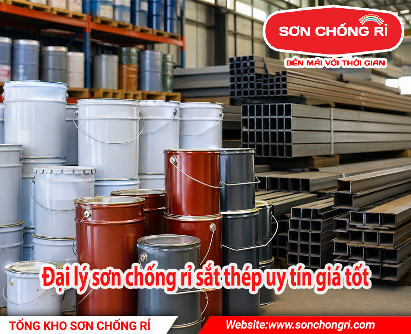 đại lý sơn chống rỉ sắt thép iuy tín giá tốt