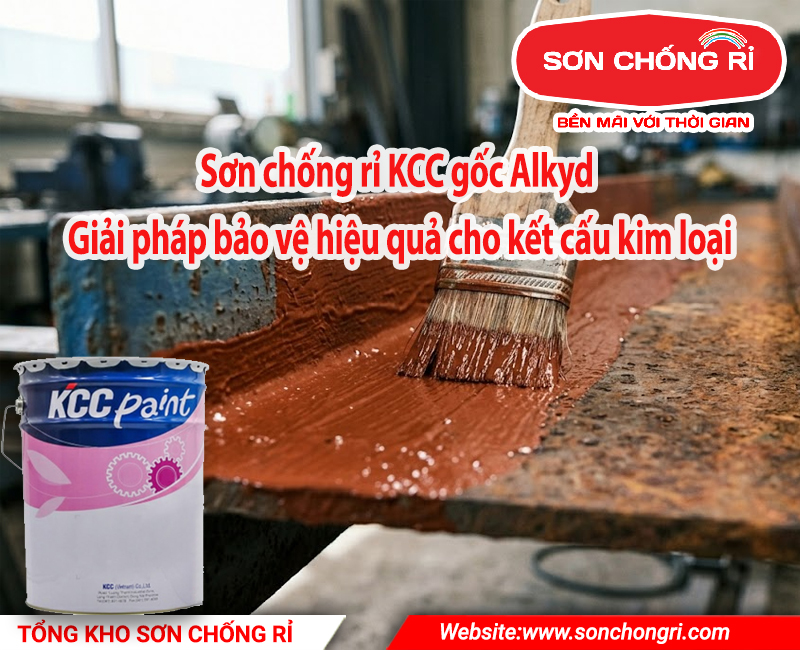 sơn chống rỉ KCC gốc alkyd