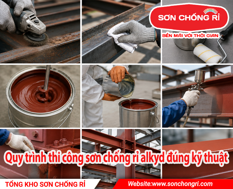 Sơn chống rỉ Alkyd là gì?